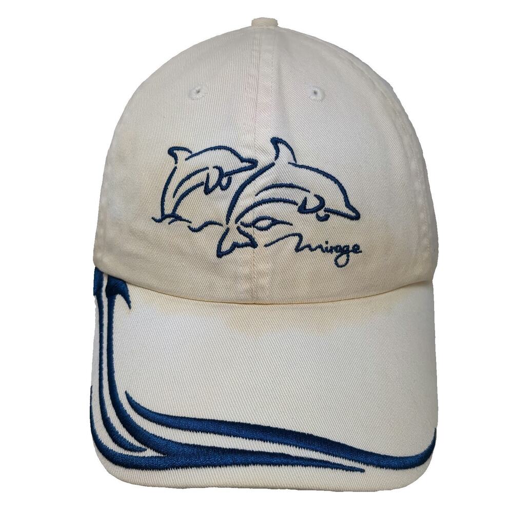 Mirage Baseball Cap White One Size Dolphins Las Vegas Wave Cotton Slideback Hat